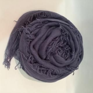 CHAN LUU<br>チャンルー<br>カシミアシルク大判ストール<br>クラウドグレー<br>