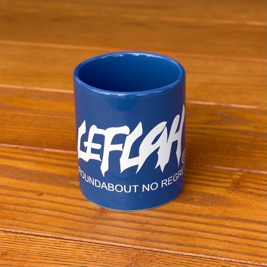 【LEFLAH】main logo mug cup（BLU）