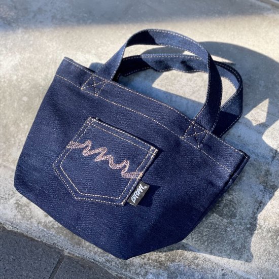 <img class='new_mark_img1' src='https://img.shop-pro.jp/img/new/icons1.gif' style='border:none;display:inline;margin:0px;padding:0px;width:auto;' />【LEFLAH】denim lunch mini tote bag