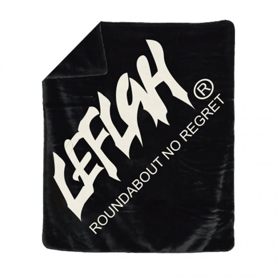 【LEFLAH】 main logo fleece blanket 