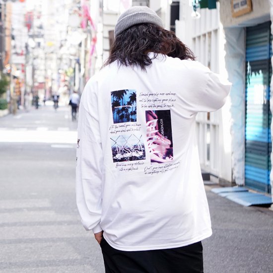 【LEFLAH】remind yourself long tee(WHT)