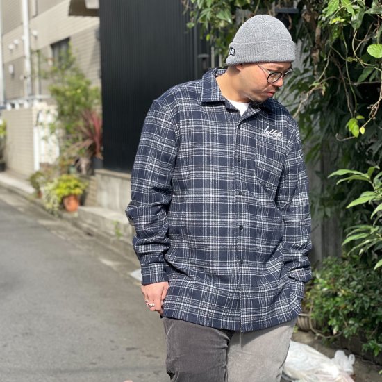 <img class='new_mark_img1' src='https://img.shop-pro.jp/img/new/icons1.gif' style='border:none;display:inline;margin:0px;padding:0px;width:auto;' />【LEFLAH】3col. wool check shirts（NVY）