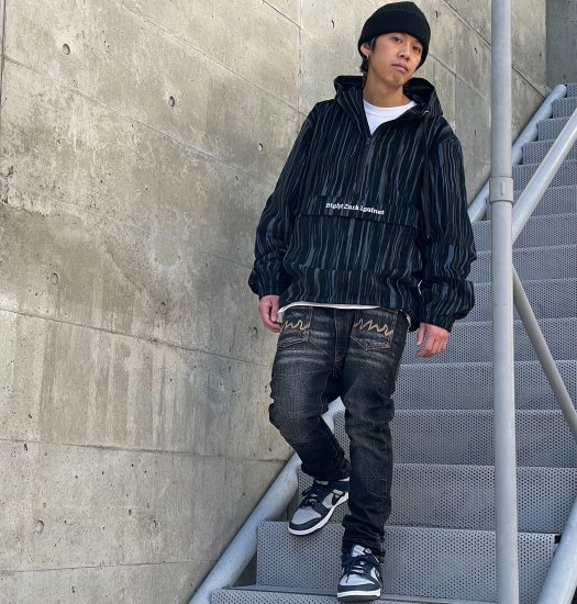 <img class='new_mark_img1' src='https://img.shop-pro.jp/img/new/icons1.gif' style='border:none;display:inline;margin:0px;padding:0px;width:auto;' />【LEFLAH】reflect denim skinny pants(BLK)