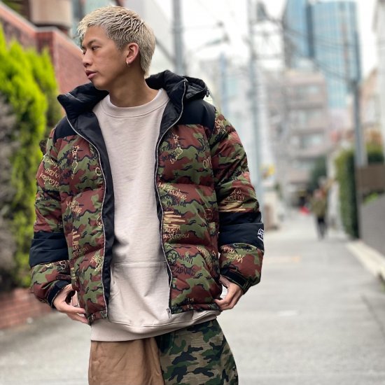 <img class='new_mark_img1' src='https://img.shop-pro.jp/img/new/icons1.gif' style='border:none;display:inline;margin:0px;padding:0px;width:auto;' />【LEFLAH】 oneself camo down jacket(BEG)