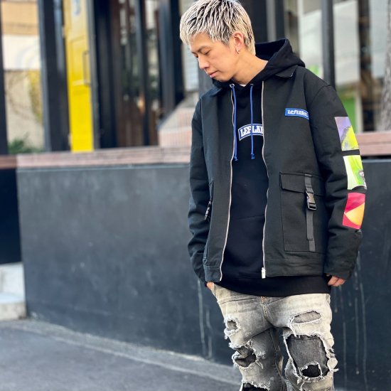 <img class='new_mark_img1' src='https://img.shop-pro.jp/img/new/icons1.gif' style='border:none;display:inline;margin:0px;padding:0px;width:auto;' />【LEFLAH】oneself Rrev jacket(BLK)