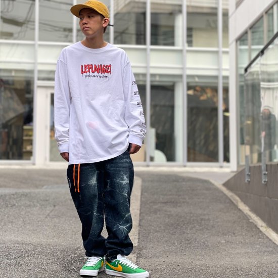 <img class='new_mark_img1' src='https://img.shop-pro.jp/img/new/icons1.gif' style='border:none;display:inline;margin:0px;padding:0px;width:auto;' />【LEFLAH】hard washed baggy denim (BLU)