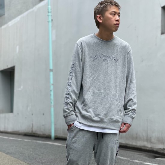 <img class='new_mark_img1' src='https://img.shop-pro.jp/img/new/icons1.gif' style='border:none;display:inline;margin:0px;padding:0px;width:auto;' />【LEFLAH】621 crewneck room sweat (GRY) 