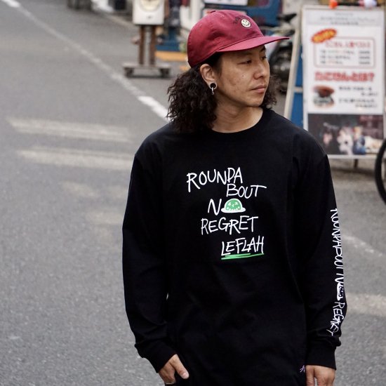 <img class='new_mark_img1' src='https://img.shop-pro.jp/img/new/icons1.gif' style='border:none;display:inline;margin:0px;padding:0px;width:auto;' />【LEFLAH】filled hole long tee(BLK)