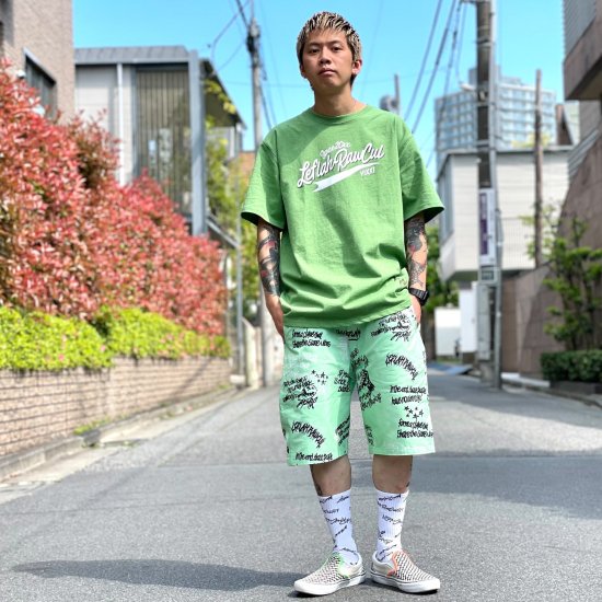 <img class='new_mark_img1' src='https://img.shop-pro.jp/img/new/icons1.gif' style='border:none;display:inline;margin:0px;padding:0px;width:auto;' />【LEFLAH】oneself short pants（MNT）