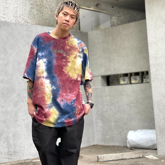 <img class='new_mark_img1' src='https://img.shop-pro.jp/img/new/icons1.gif' style='border:none;display:inline;margin:0px;padding:0px;width:auto;' />【LEFLAH】OLD-E arch tie-dye tee (BGN)