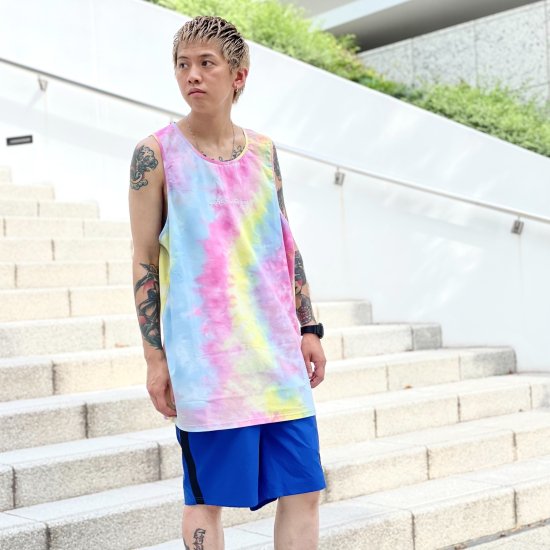 <img class='new_mark_img1' src='https://img.shop-pro.jp/img/new/icons1.gif' style='border:none;display:inline;margin:0px;padding:0px;width:auto;' />【LEFLAH】tie-dye tank top (PNK)