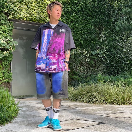 <img class='new_mark_img1' src='https://img.shop-pro.jp/img/new/icons1.gif' style='border:none;display:inline;margin:0px;padding:0px;width:auto;' />【LEFLAH】col. tinted sweat short pants  (BLU)