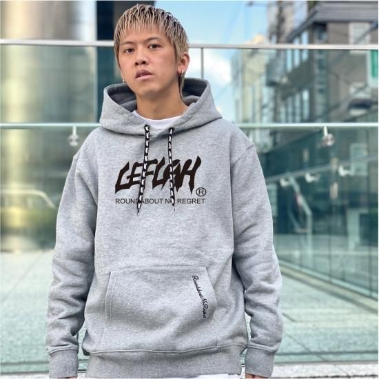 <img class='new_mark_img1' src='https://img.shop-pro.jp/img/new/icons1.gif' style='border:none;display:inline;margin:0px;padding:0px;width:auto;' />LEFLAHmain logo parka (GRY)