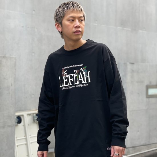 LEFLAH】ドワーフロゴ ロングT (BLK) - LEFLAH official web shop