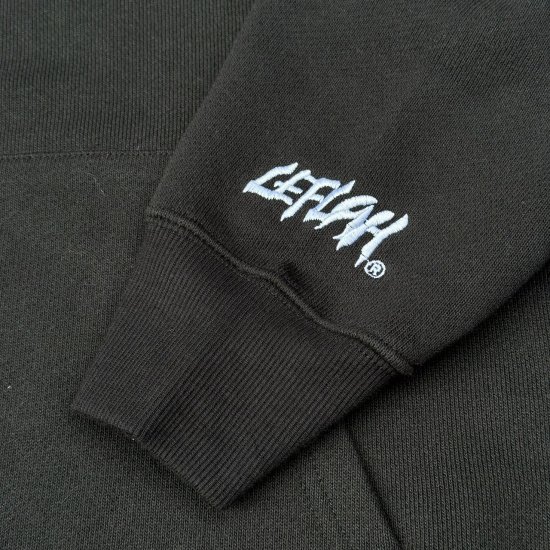 LEFLAH】ヘビー裏毛パーカー (BLK) - LEFLAH official web shop