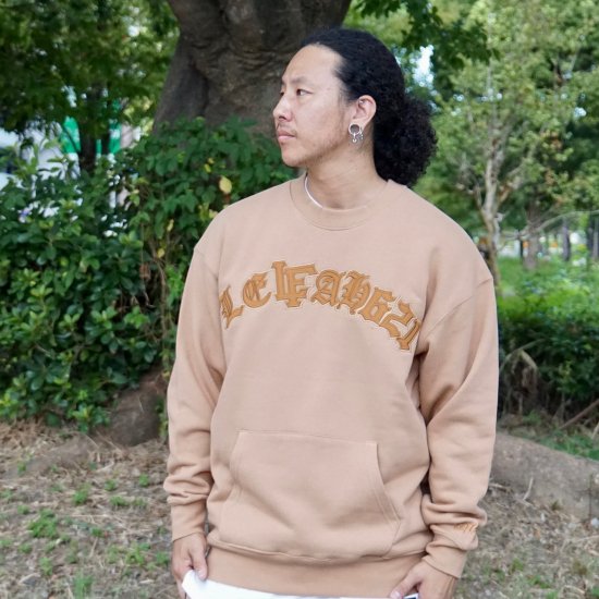 【LEFLAH】ヘビー裏毛クルースウェット (BRW) - LEFLAH official web shop