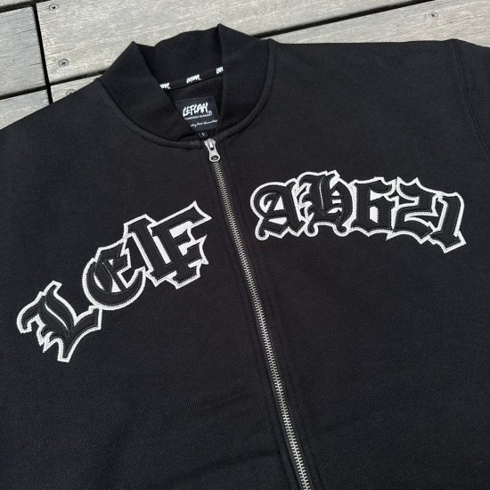 LEFLAH】ヘビー裏毛スウェットジャケット (BLK) - LEFLAH official web 