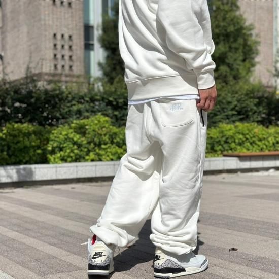 【LEFLAH】ヘビー裏毛スウェットパンツ (WHT) - LEFLAH official web shop