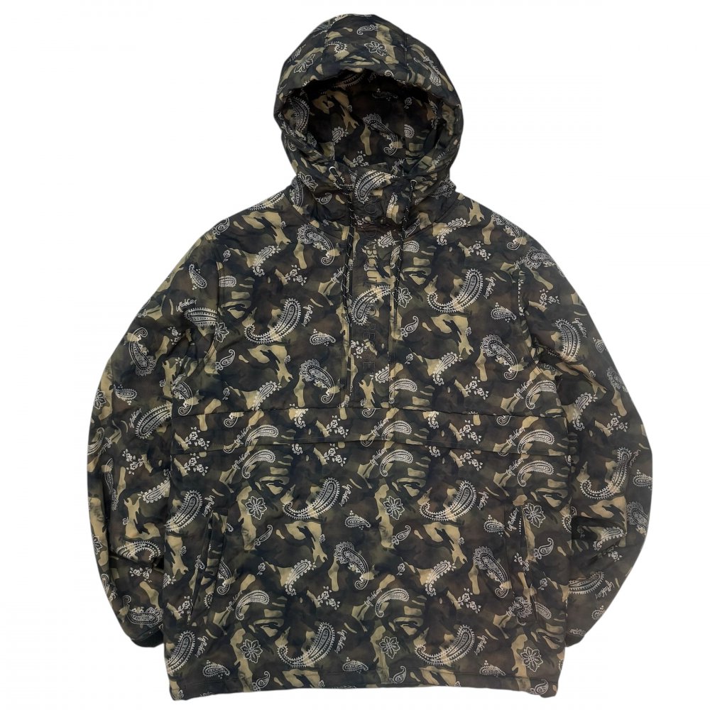 <img class='new_mark_img1' src='https://img.shop-pro.jp/img/new/icons1.gif' style='border:none;display:inline;margin:0px;padding:0px;width:auto;' />LEFLAH paisley camo hood Jacket (BRW)