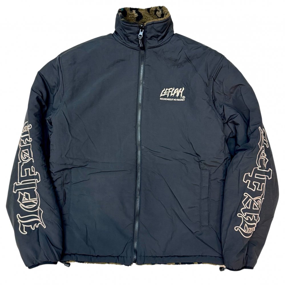 <img class='new_mark_img1' src='https://img.shop-pro.jp/img/new/icons1.gif' style='border:none;display:inline;margin:0px;padding:0px;width:auto;' />LEFLAHreversible team jacket (BLK)