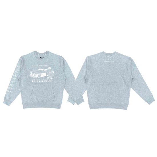 【LEFLAH】LIVE ASクルーネックスウェット (GRY) - LEFLAH official web shop