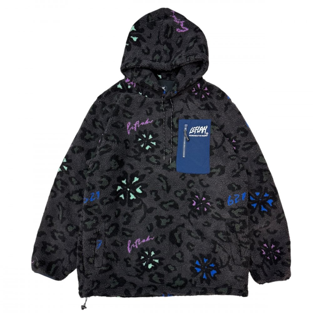 <img class='new_mark_img1' src='https://img.shop-pro.jp/img/new/icons1.gif' style='border:none;display:inline;margin:0px;padding:0px;width:auto;' />LEFLAHboa hood jacket (BLK)