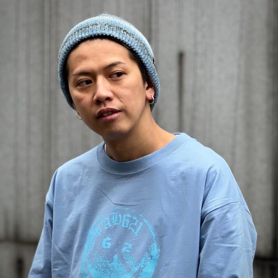 LEFLAH】グラデーションニットキャップ (BLU) - LEFLAH official web shop