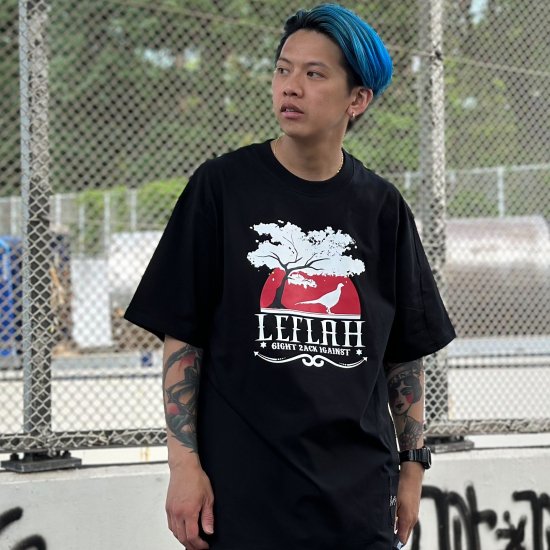 【LEFLAH】sun burnTシャツ (BLK) - LEFLAH official web shop