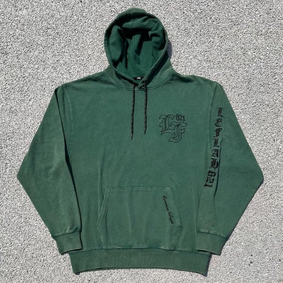 LEFLAH】 chemical wash pullover parka (GRN) - LEFLAH official web shop