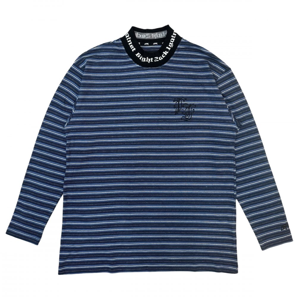 <img class='new_mark_img1' src='https://img.shop-pro.jp/img/new/icons1.gif' style='border:none;display:inline;margin:0px;padding:0px;width:auto;' />LEFLAH Jacquard border long tee  (BLU)