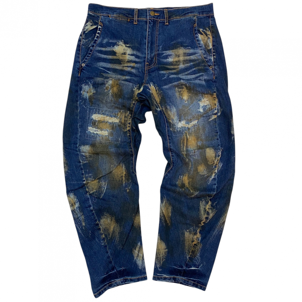 LEFLAH 3D damage repair denim (BLU)