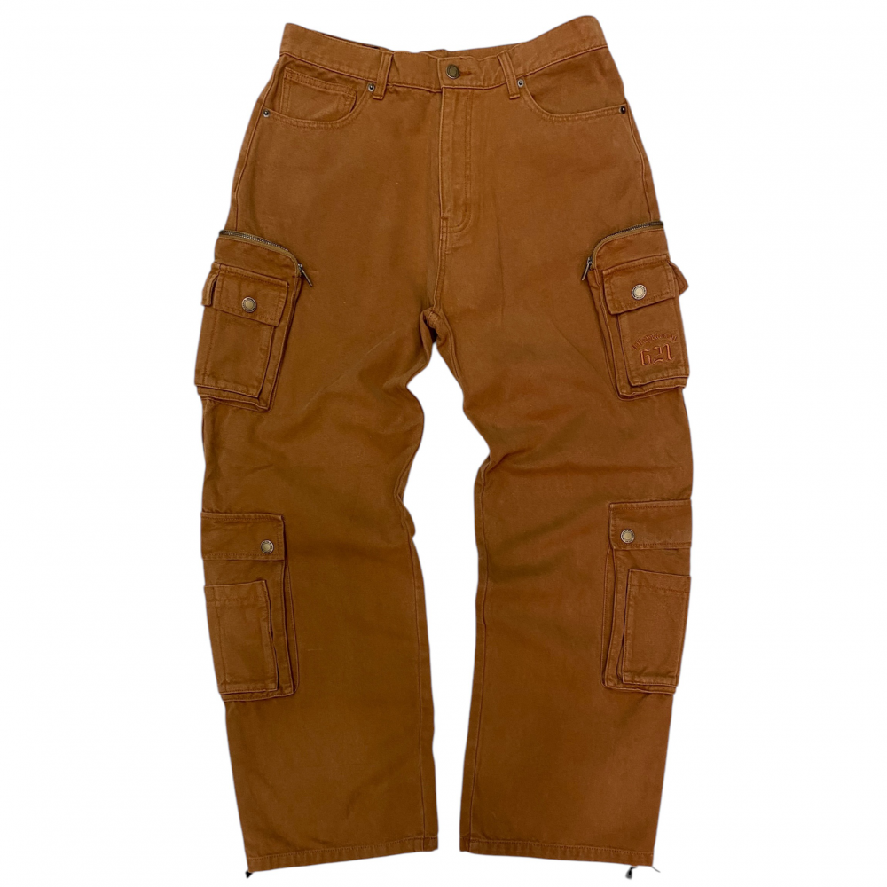 LEFLAH canvas cargo pants (BRW)