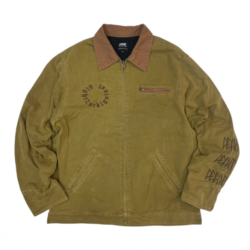 LEFLAH】canvas work jacket (KHA) - LEFLAH official web shop