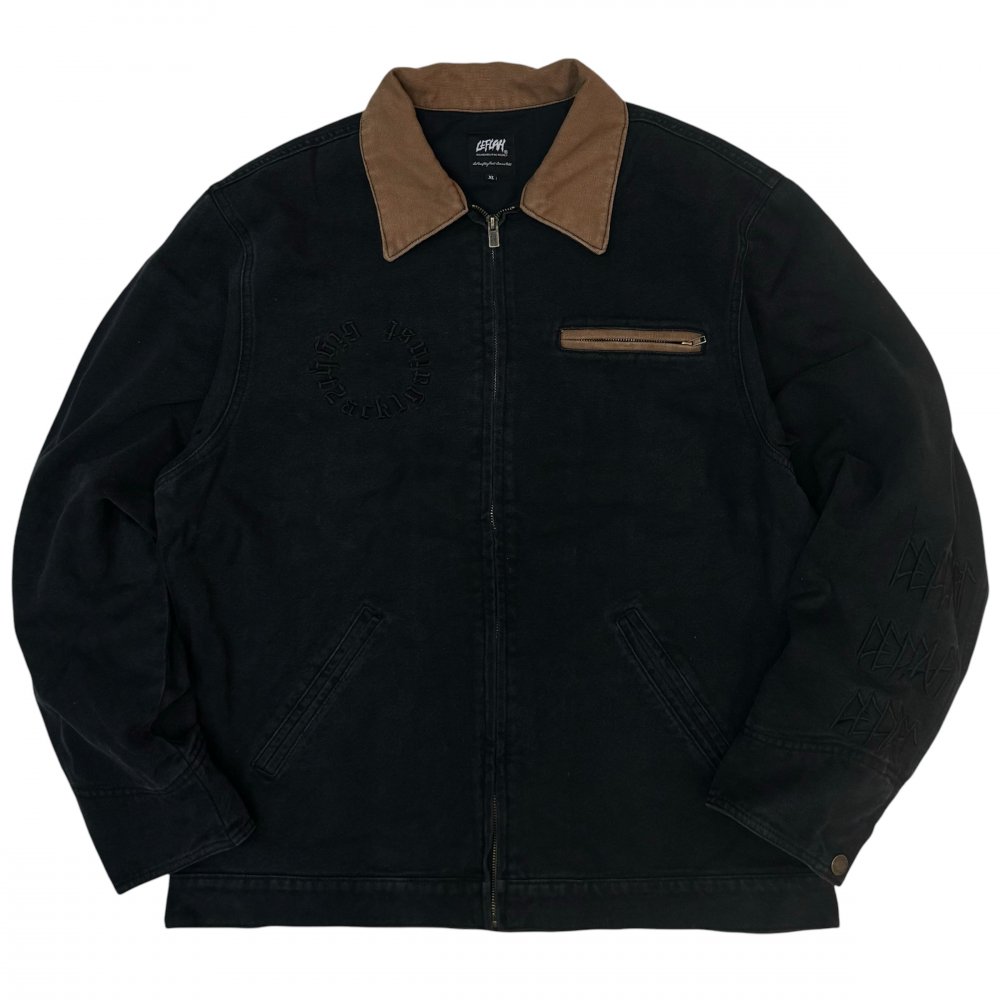 LEFLAH】canvas work jacket (BLK) - LEFLAH official web shop