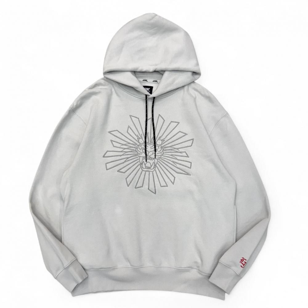 <img class='new_mark_img1' src='https://img.shop-pro.jp/img/new/icons1.gif' style='border:none;display:inline;margin:0px;padding:0px;width:auto;' />LEFLAH embroidery sweat hoodie  (GRY)