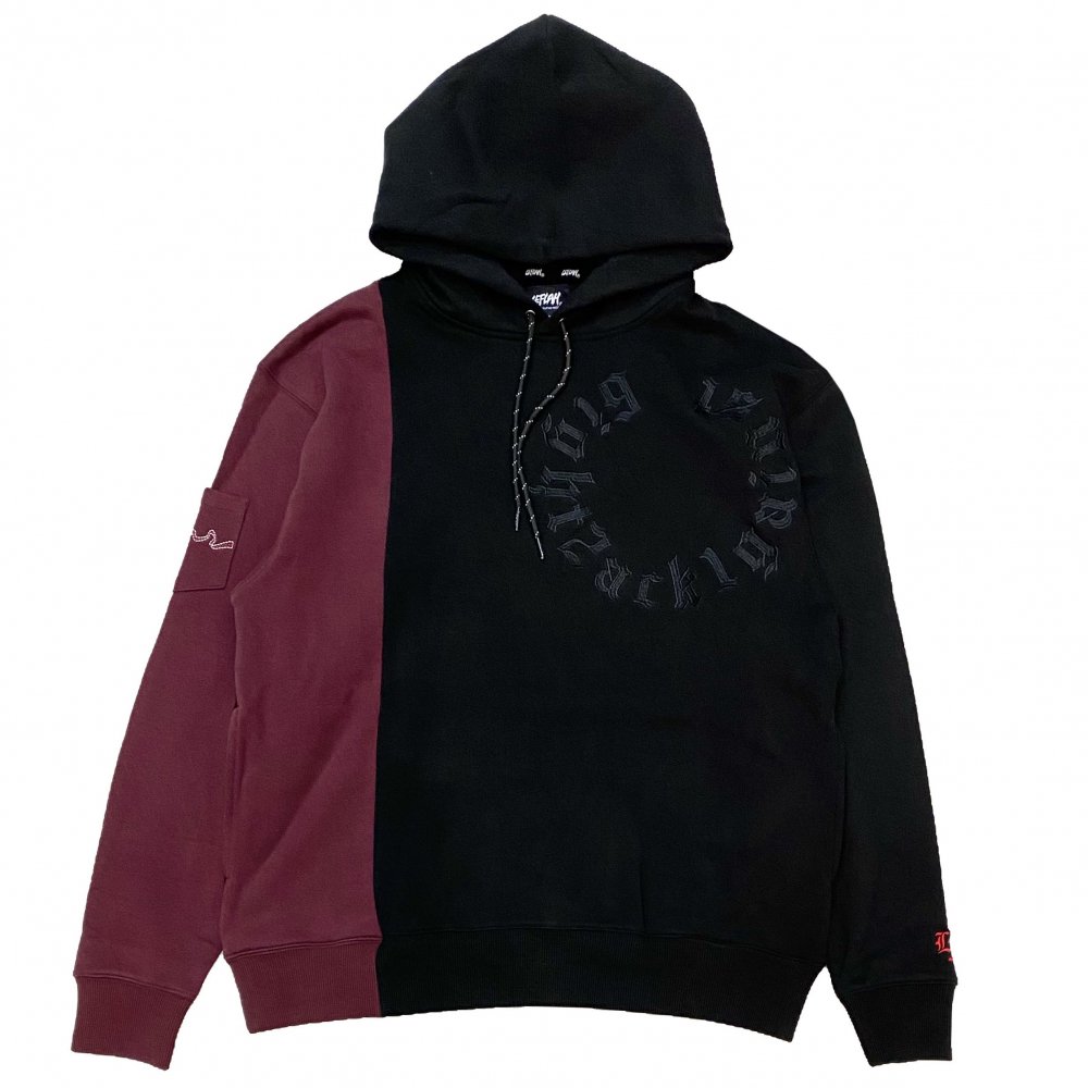 <img class='new_mark_img1' src='https://img.shop-pro.jp/img/new/icons1.gif' style='border:none;display:inline;margin:0px;padding:0px;width:auto;' />LEFLAH switchable sweat hoodie  (BLK/WIN)