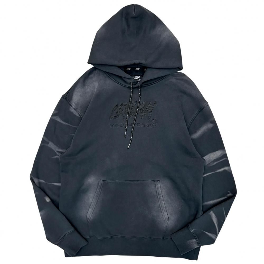 <img class='new_mark_img1' src='https://img.shop-pro.jp/img/new/icons1.gif' style='border:none;display:inline;margin:0px;padding:0px;width:auto;' />LEFLAH used bleach sweat hoodie  (BLK)