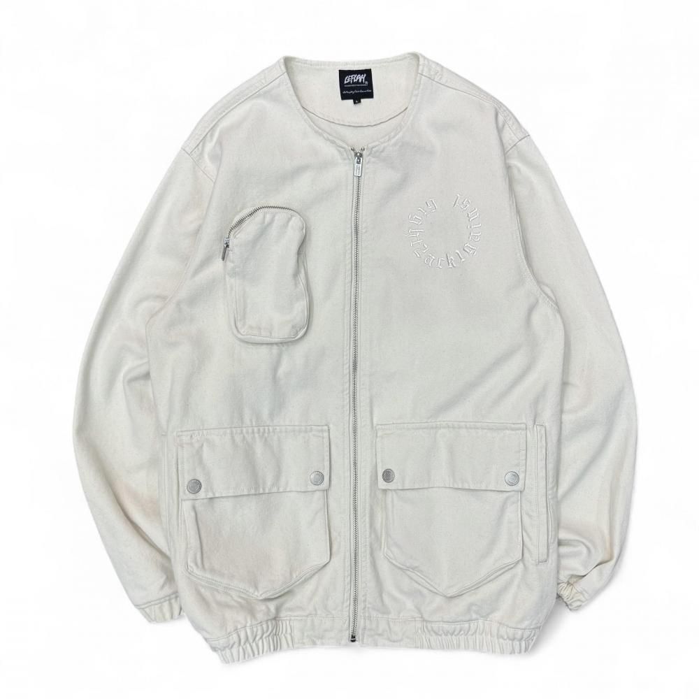 <img class='new_mark_img1' src='https://img.shop-pro.jp/img/new/icons1.gif' style='border:none;display:inline;margin:0px;padding:0px;width:auto;' />LEFLAHBlast no collar jacket (IVO)