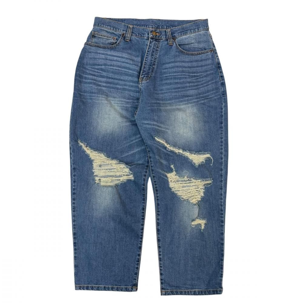 <img class='new_mark_img1' src='https://img.shop-pro.jp/img/new/icons1.gif' style='border:none;display:inline;margin:0px;padding:0px;width:auto;' />LEFLAH damage baggy denim (BLU)