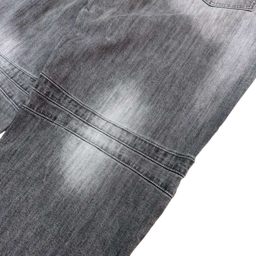 LEFLAH レフラー　ユーズドウォッシュバギーデニム LEFLAH】 baggy ride denim (BLK) - LEFLAH official web shop