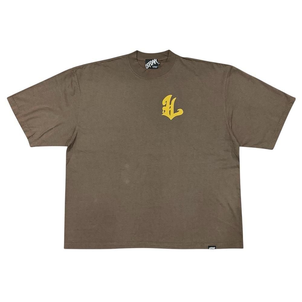 <img class='new_mark_img1' src='https://img.shop-pro.jp/img/new/icons1.gif' style='border:none;display:inline;margin:0px;padding:0px;width:auto;' />LEFLAHlost logo pigment tee (MOC)