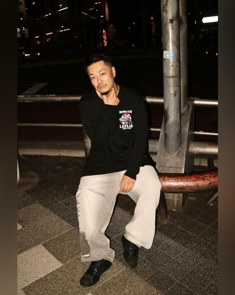 LEFLAH】 separate baggy denim (BLK) - LEFLAH ｜ OFFICIAL WEB