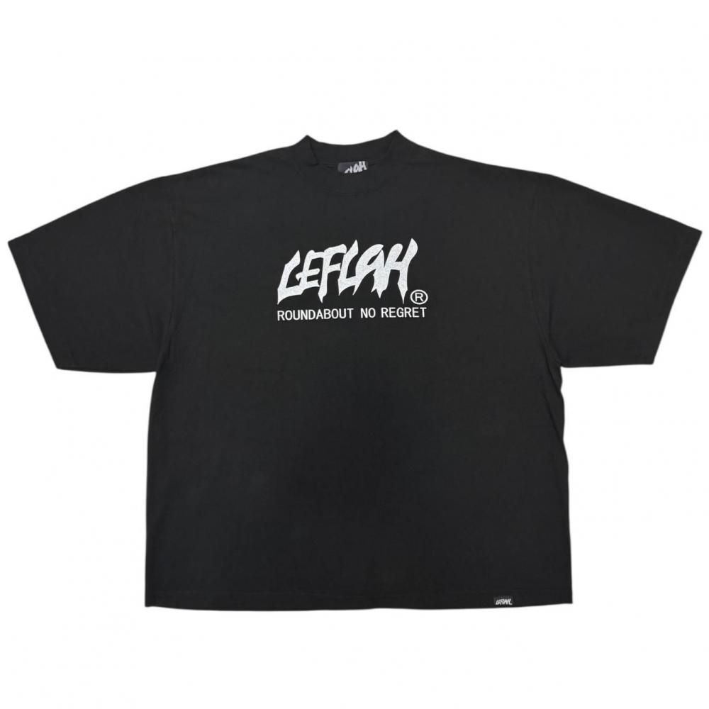 <img class='new_mark_img1' src='https://img.shop-pro.jp/img/new/icons1.gif' style='border:none;display:inline;margin:0px;padding:0px;width:auto;' />LEFLAHmain logo pigment tee (BLK)