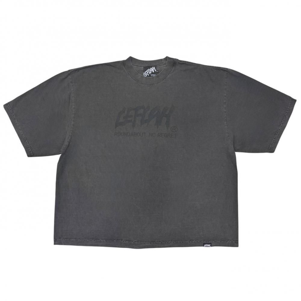 <img class='new_mark_img1' src='https://img.shop-pro.jp/img/new/icons1.gif' style='border:none;display:inline;margin:0px;padding:0px;width:auto;' />LEFLAHmain logo pigment tee (GRY)