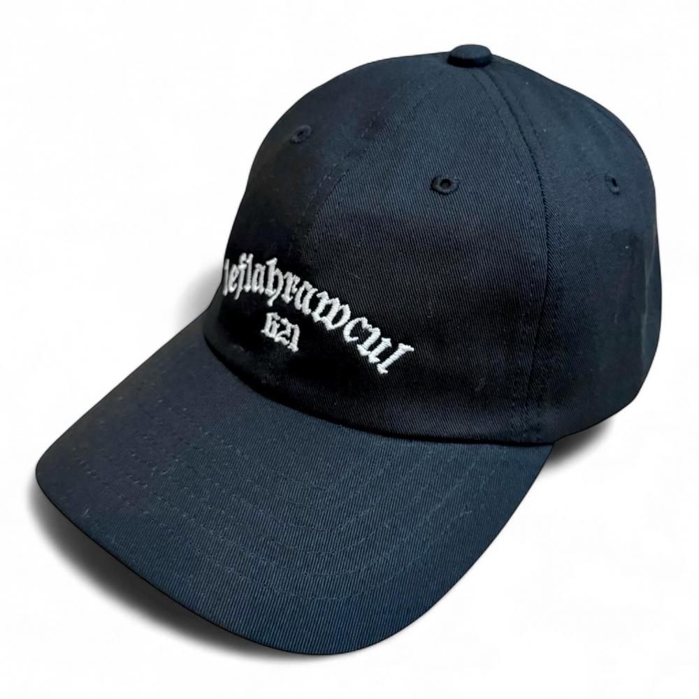 <img class='new_mark_img1' src='https://img.shop-pro.jp/img/new/icons1.gif' style='border:none;display:inline;margin:0px;padding:0px;width:auto;' />LEFLAH Old-E arch logo capBLK