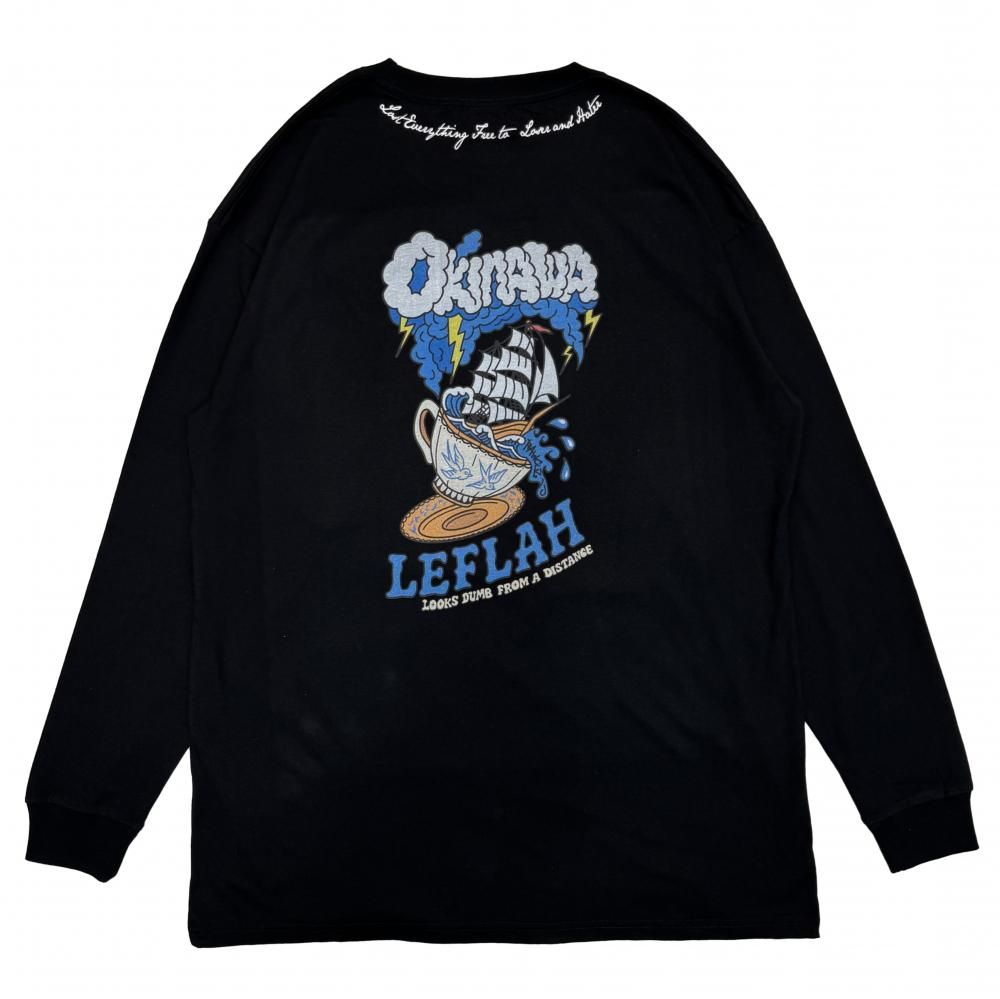 <img class='new_mark_img1' src='https://img.shop-pro.jp/img/new/icons1.gif' style='border:none;display:inline;margin:0px;padding:0px;width:auto;' />LEFLAH STORM long tee (BLK)