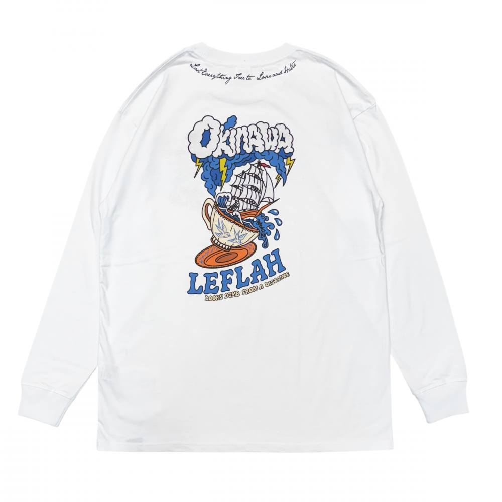 <img class='new_mark_img1' src='https://img.shop-pro.jp/img/new/icons1.gif' style='border:none;display:inline;margin:0px;padding:0px;width:auto;' />LEFLAH STORM long tee (WHT)