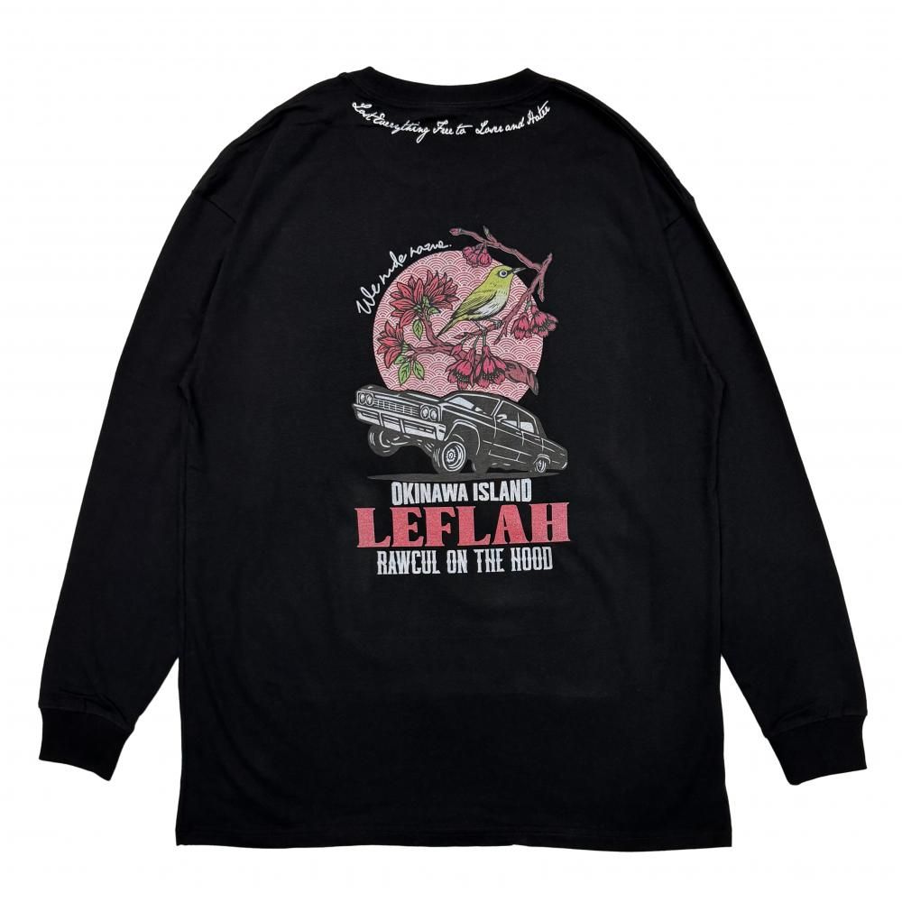 <img class='new_mark_img1' src='https://img.shop-pro.jp/img/new/icons1.gif' style='border:none;display:inline;margin:0px;padding:0px;width:auto;' />LEFLAH HOOD CAR long tee (BLK)