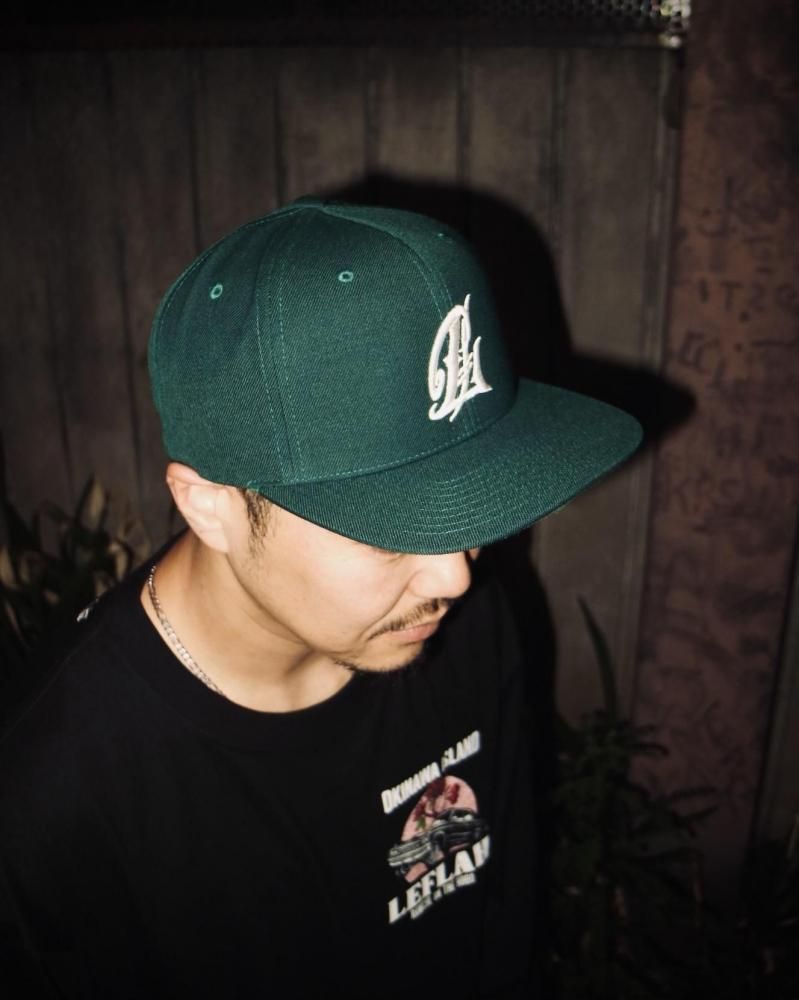 <img class='new_mark_img1' src='https://img.shop-pro.jp/img/new/icons1.gif' style='border:none;display:inline;margin:0px;padding:0px;width:auto;' />LEFLAHNOTFOUND MORE LOST LOGO CAP (GRN)