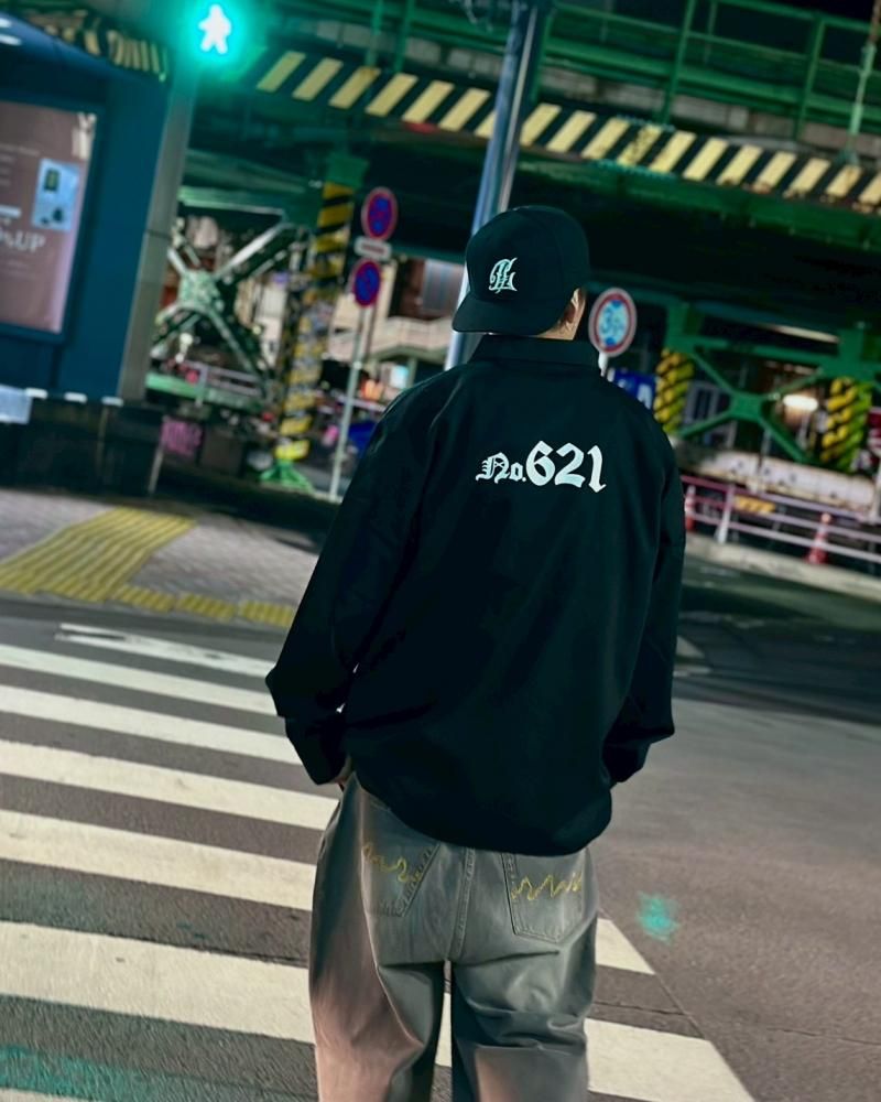 LEFLAH】 LOST LOGO coach jacket (BLK) - LEFLAH ｜ OFFICIAL WEB SHOP